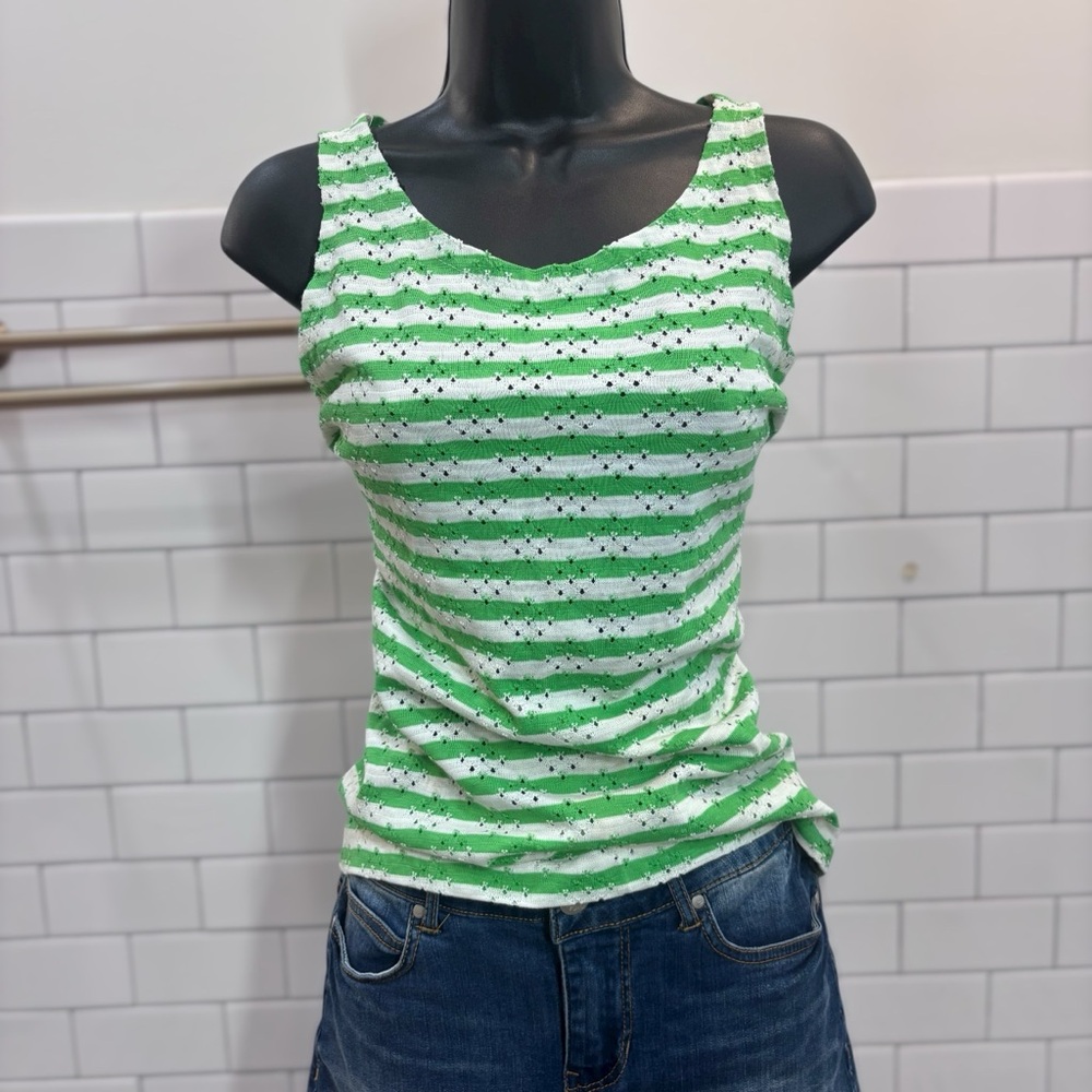 1970s Vintage Striped Tank Top